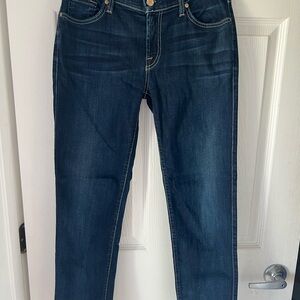 7 For All Mankind Dark Blue Skinny Jeans